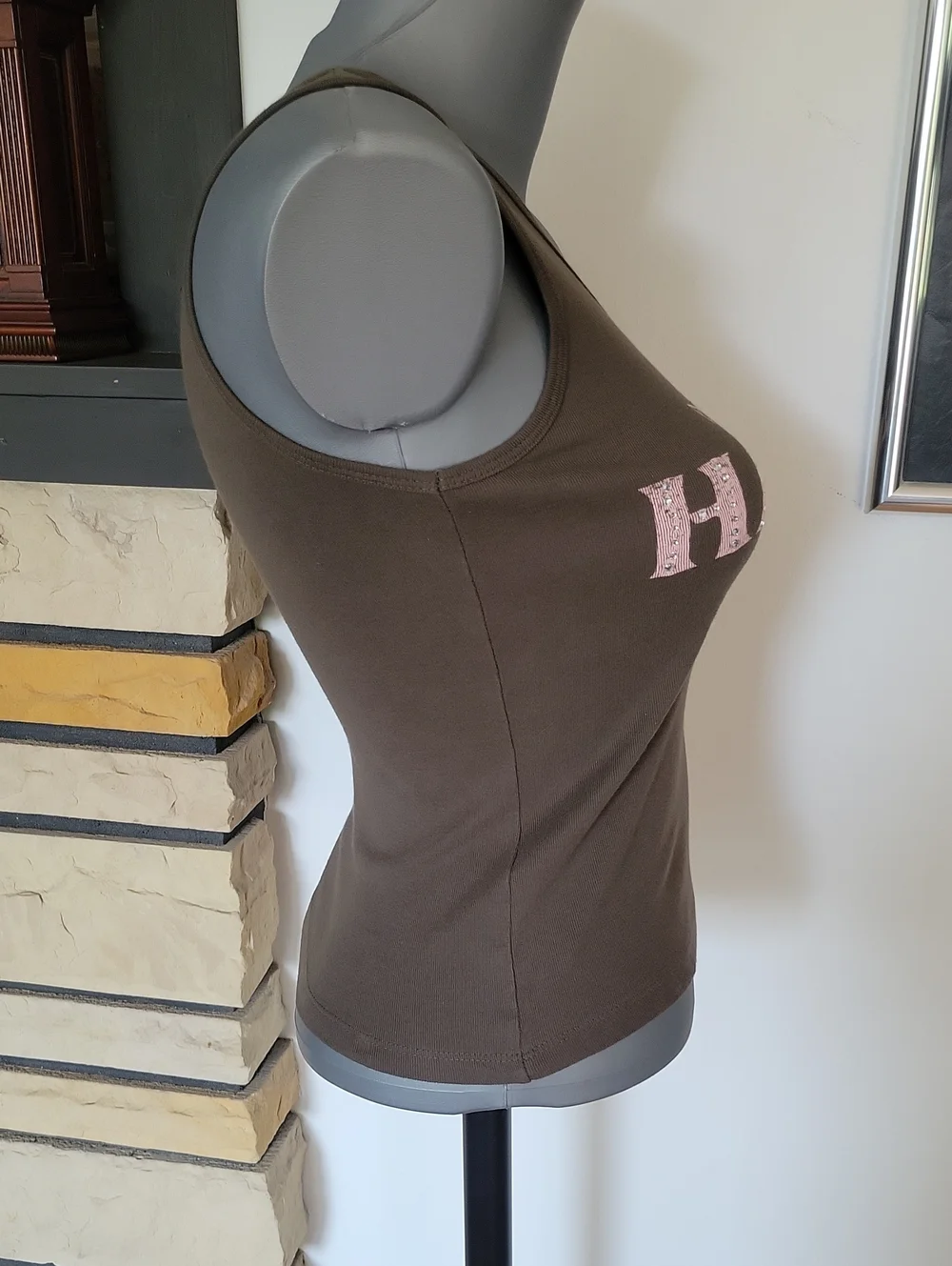 Harley-Davidson Tank Top Small Green Pink